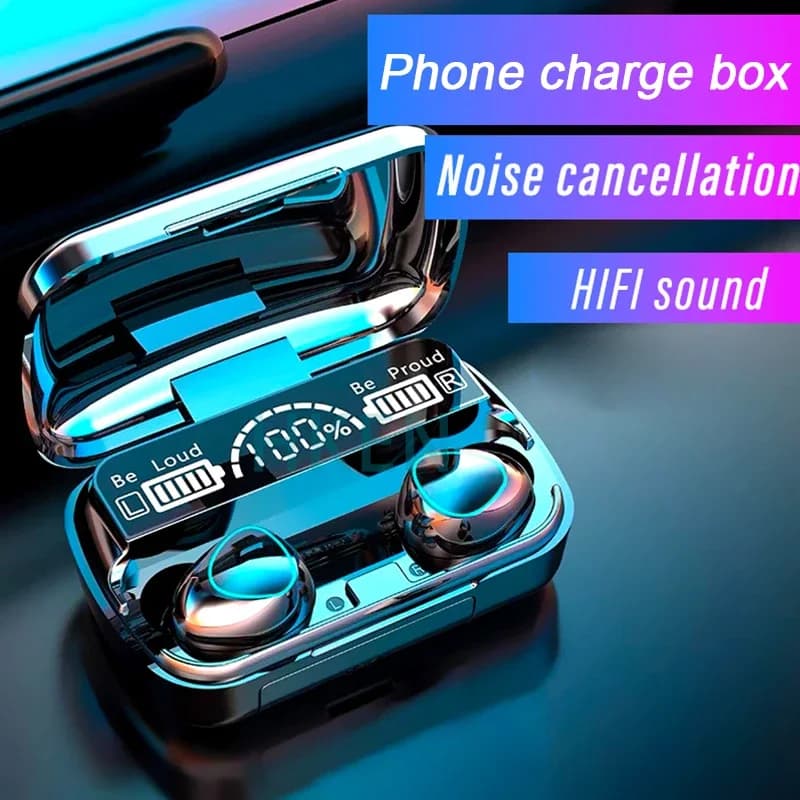 M10 Wireless Headphone Bluetooth Earphones Waterproof Earpieces Sport Earbuds For Huawei Iphone OPPO Xiaomi TWS Music Headset
