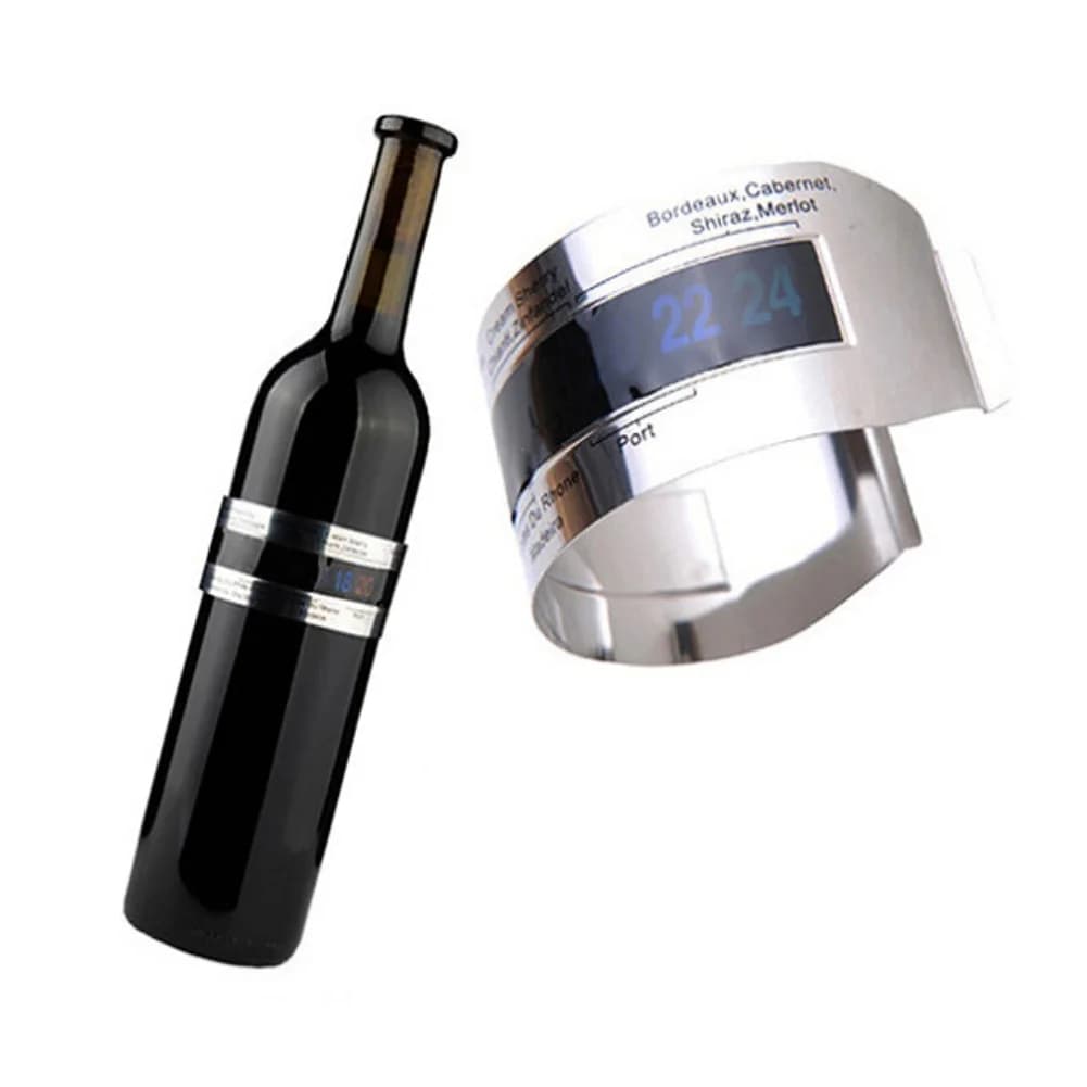 Termometro con display LCD per uso domestico Termometro a clip Termometro per vino personalizzabile Design senza batteria Design personalizzato disponibile