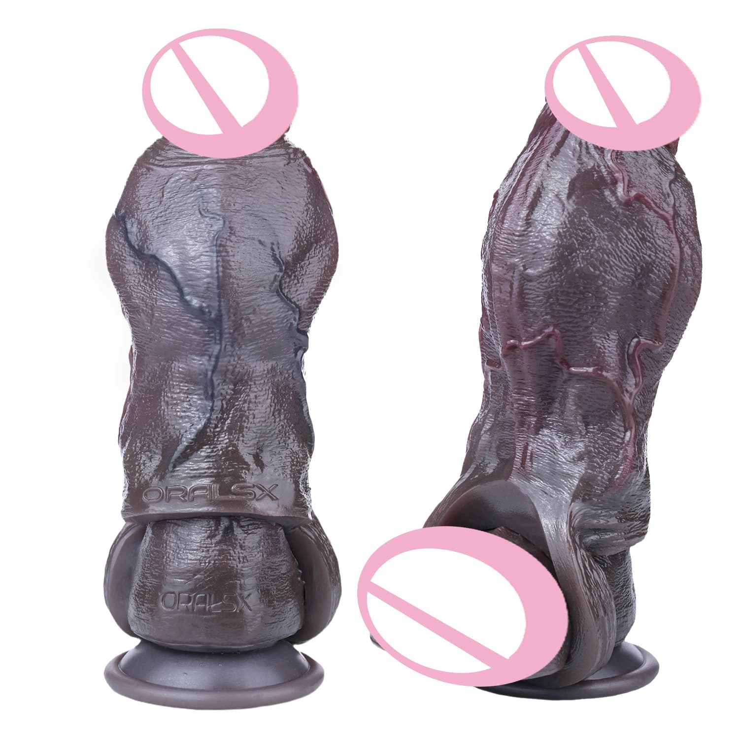 Guaina per pene morbida e cava LICKER, copertura per dildo in silicone con anello scrotale per uomo, per ritardare l'eiaculazione, giocattoli per adulti