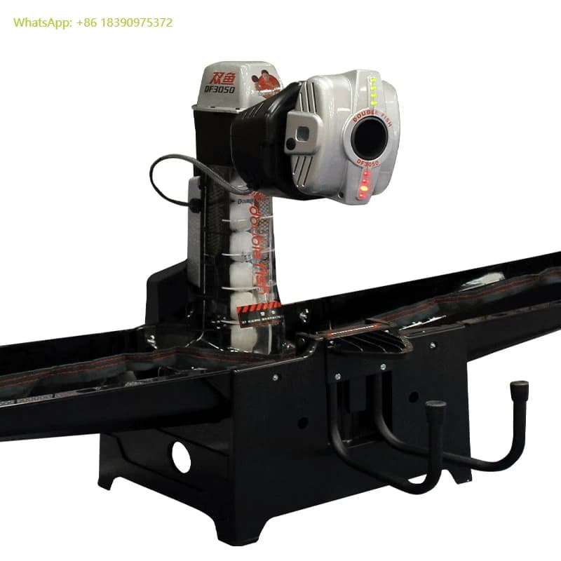 Macchina per Servizio Ping Pong con 100 Trucchi Pre-programmati, Robot di Allenamento per Tennis da Tavolo con Controllo APP