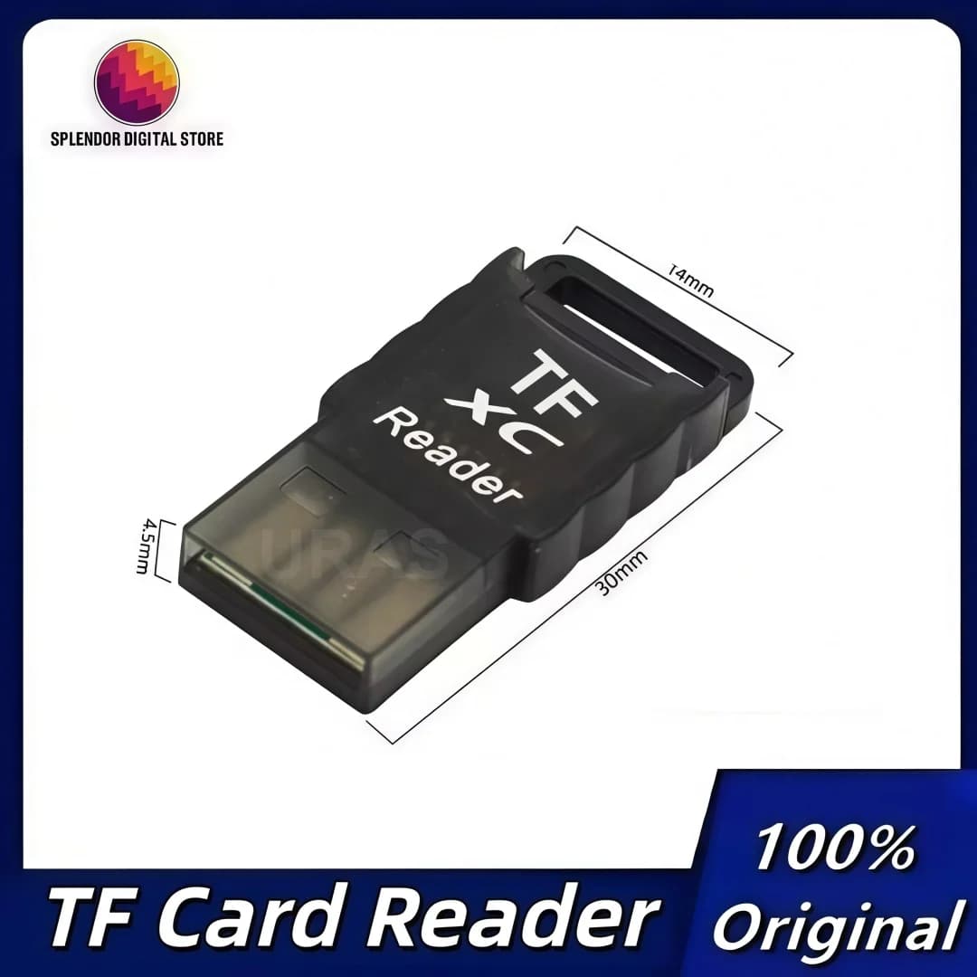 Lettore di schede USB 2.0 di alta qualità, adattatore per schede di memoria Micro SD TF per computer, supporta Micro SD TF fino a 512GB