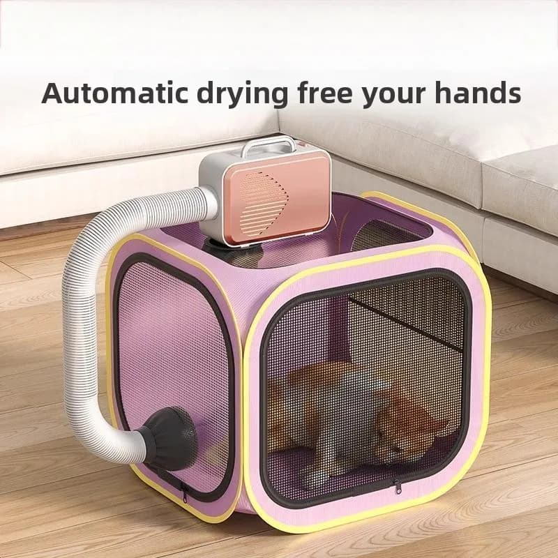 Box for drying pets, bath for cats and dogs, products for drying the blow, blowing the hair does not fly, bag for drying, domestic water dryer