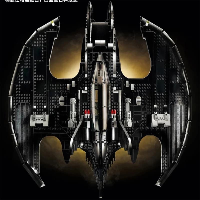 2026 Building Block Moc Nuova Serie Hero 76161 1989 Batwing Modellino da Costruire Giocattolo Puzzle da Assemblare Regali per Bambini