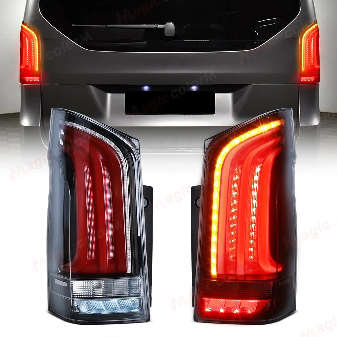 Lampada di coda sinistra/destra per Mercedes-Benz Vito Classe V V220D V250 V260 V300 W447 2016 2017 2018 2019 2020 2021 2022 2023 Fanali posteriori