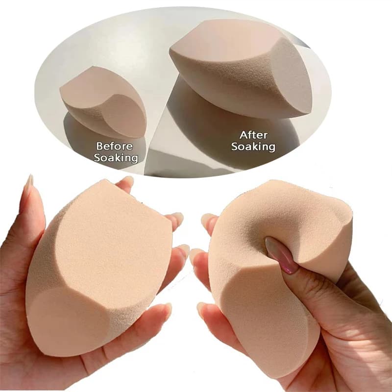 1/2 Pezzi Spugna Trucco Extra Grande, Puff Cosmetico per Fondotinta, Doppio Uso, Morbido Puff per Polvere, Spugna Beauty Blender per Correttore