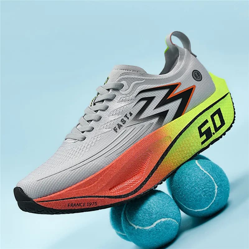 Men's Sneakers Stylish Breathable Mesh Comfortable Blue Sneakers Non-Slip Outdoor Casual Running Men's Shoes