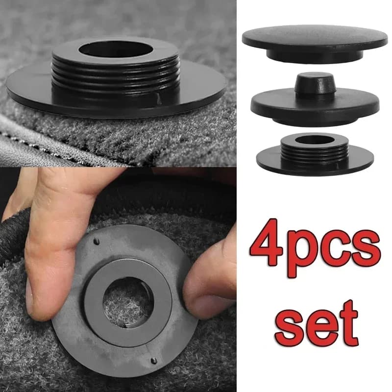 Tappetino per auto Manopole per fissaggio antiscivolo Set di clip fisse a doppio strato Morsetti di fissaggio per arpet Accessori per fissaggio con fibbia Strumenti universali