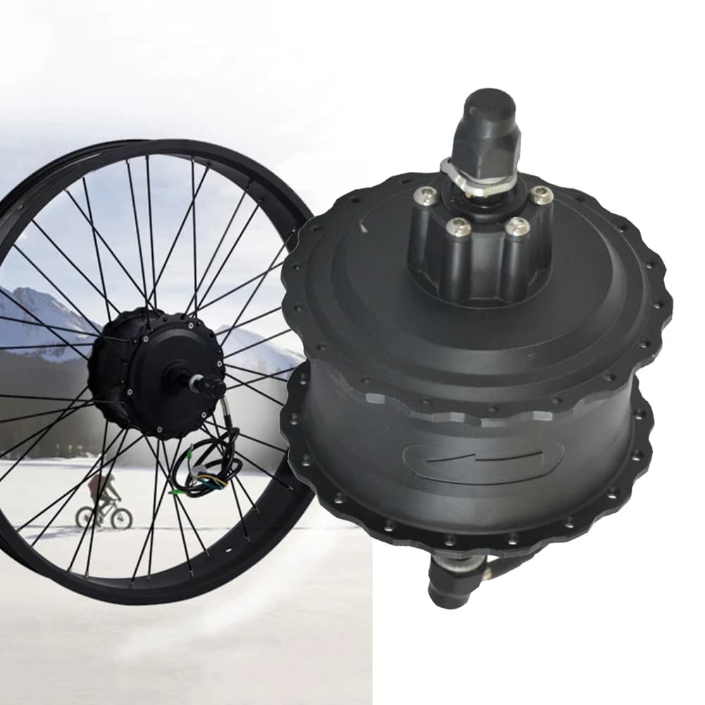 Motore bici elettrica 175/195mm 20/24/26 pollici 48V 750W Motore mozzo brushless a 9 pin Motore ruota bici grassa Sostituisci gli accessori
