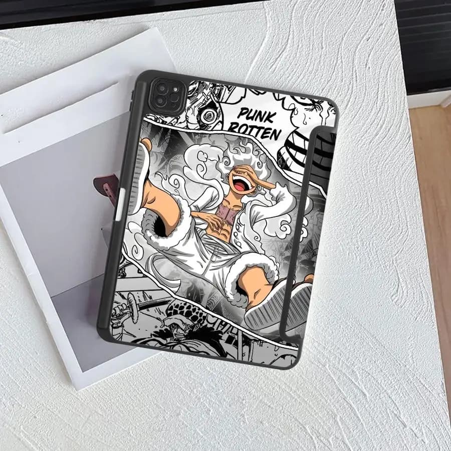 OneS P-ieceS Ace LuffyS Holder Cover Tablet Case For iPad Pro 11th 10th 9th 8th 7th 12.9inch Pro 2025 Mini 6 7 Air 4 5 M3 M2 1 2