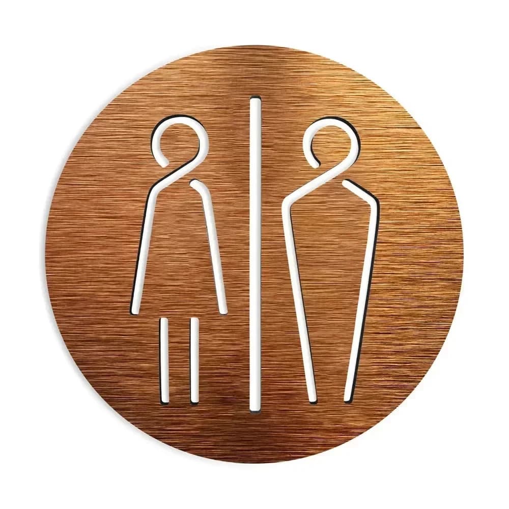 Customized Composite Aluminum Board Recycle Garbage Sign Trash Bin Sign Apartment Renovation Door Number
