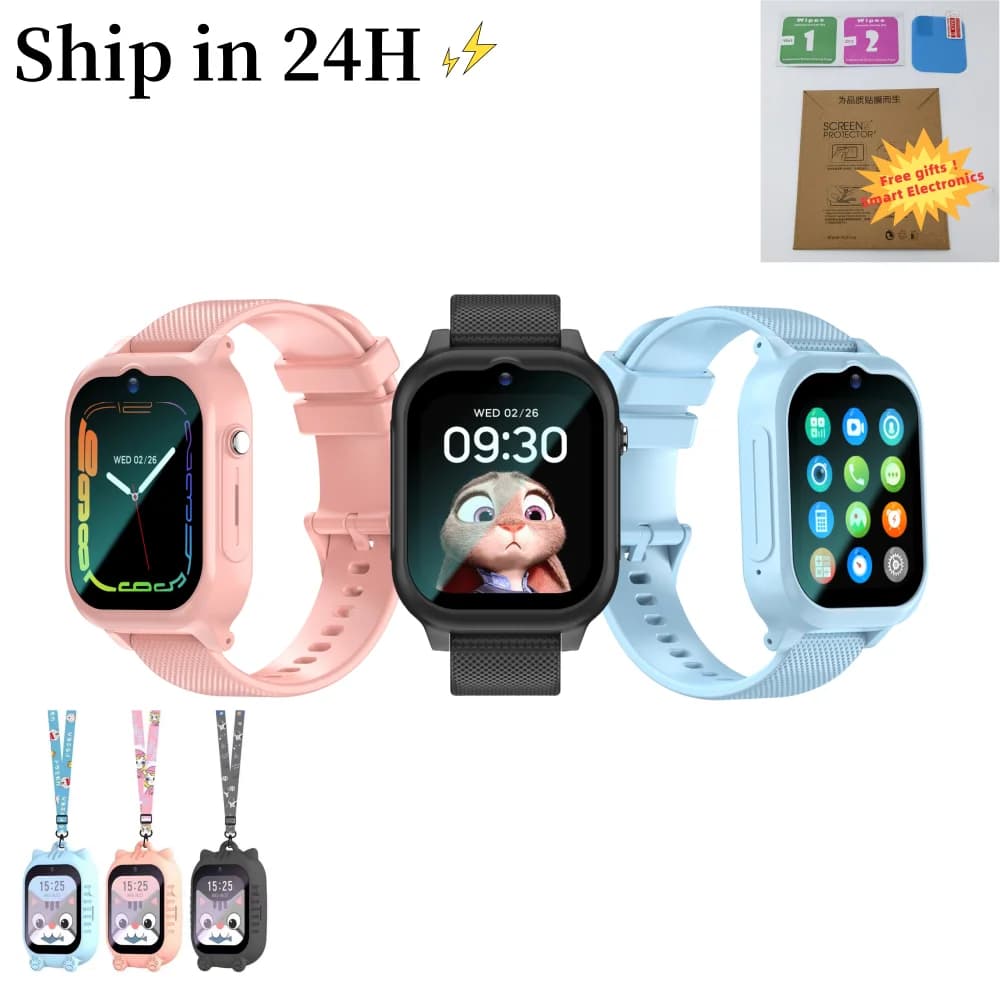K26 Kids Smart Watch per bambini posizionamento GPS 4G Sim Card SOS telefonata monitoraggio Video vocale impermeabile fotocamera HD 5 giorni