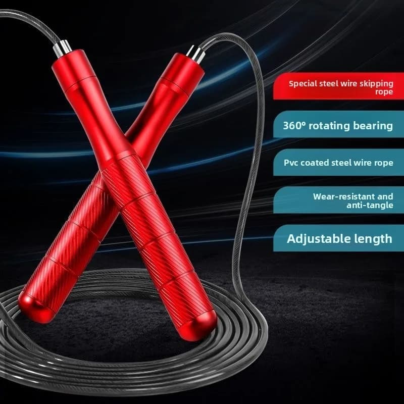 3.5-meter Extended Steel Wire Jump Rope for Adult Sports Examination Training, Fitness and Fat Burning Special Rope Fitness