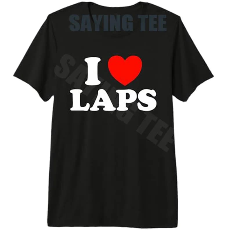 T-Shirt Premium Tri-Blend Y2k con Stampa di Scritte 'Love Lap Funny Sit on Cuddle Hug Cozy Fan Run Pet Warm Swim' Personalizzata