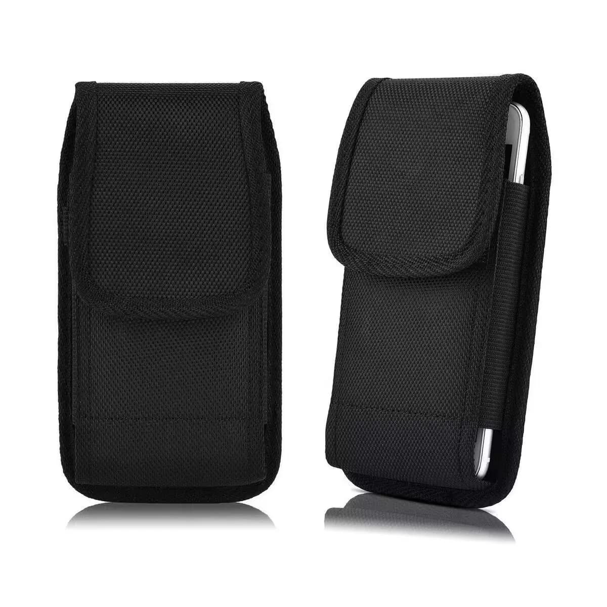 Borsa Multifunzionale per Cellulare da 6,3 Pollici in Tessuto Oxford, Custodia a Marsupio per Telefono, Borsa da Esterno per Uomo per iPhone 16 15