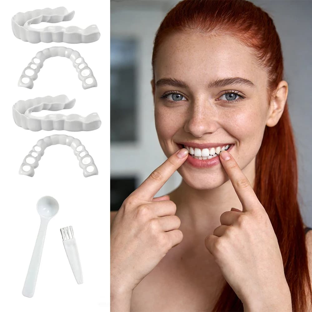 New Aged Teeth Younger Look Veneers Reusable Instant Smile Whitening Make H2931