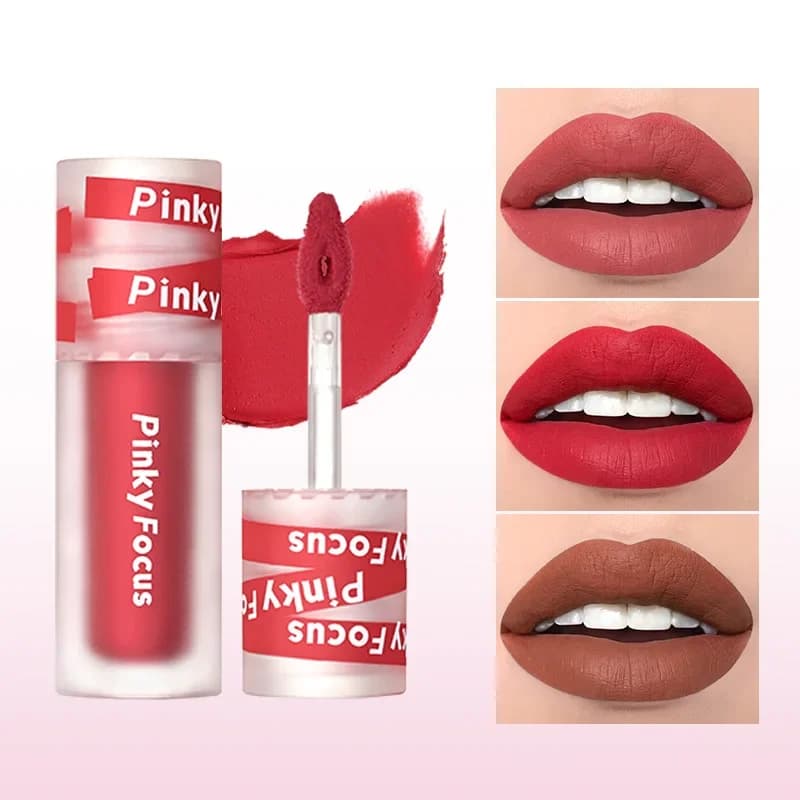 Free Shiping Matte Lipstick Velvet Mist Lip Clay Not Dry Lip Cream Makeup Peach Nude Lips Stick Waterpoof Lip Gloss Cosmetic NEW