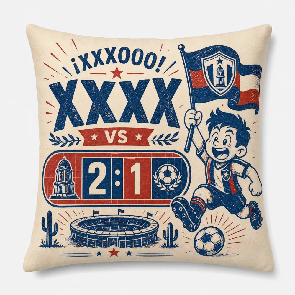Soccer Fan Decorative Pillow Cover Sports Cushion Cover Home Sofa Living Room Decoration Gift