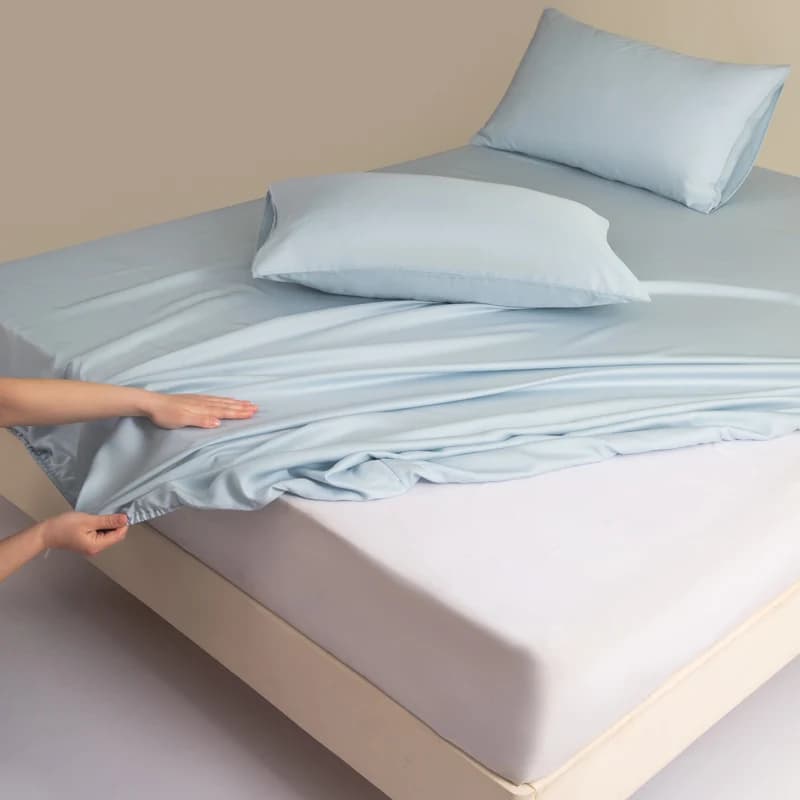 Pure Mulberry Silk Fitted Sheet Single Double King Queen Size Mattress Cover Luxurious High-End 100% Silk Bedding Sheets 160/200