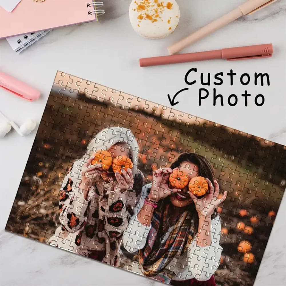 Personalized Wooden Puzzle 35/300/500/1000, Customizable with Pictures, Birthdays, Anniversaries, Wedding Gifts, Custom Gifts