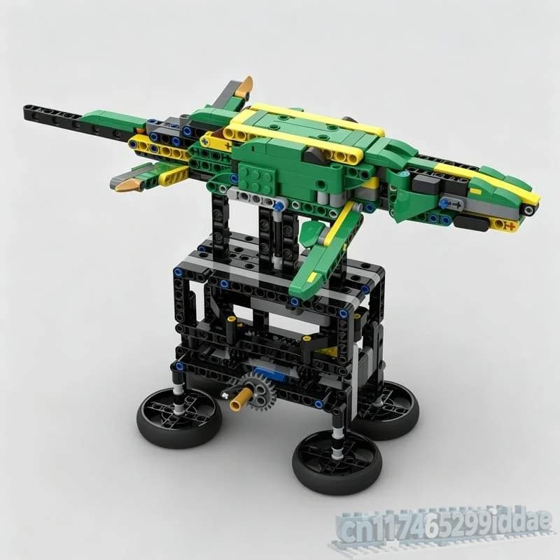 NEW 525PCS MOC Dinosaur Kinetic Sculpture Model Custom Puzzle Technology DIY Assembly Educational Creative Toy Building Blocks
