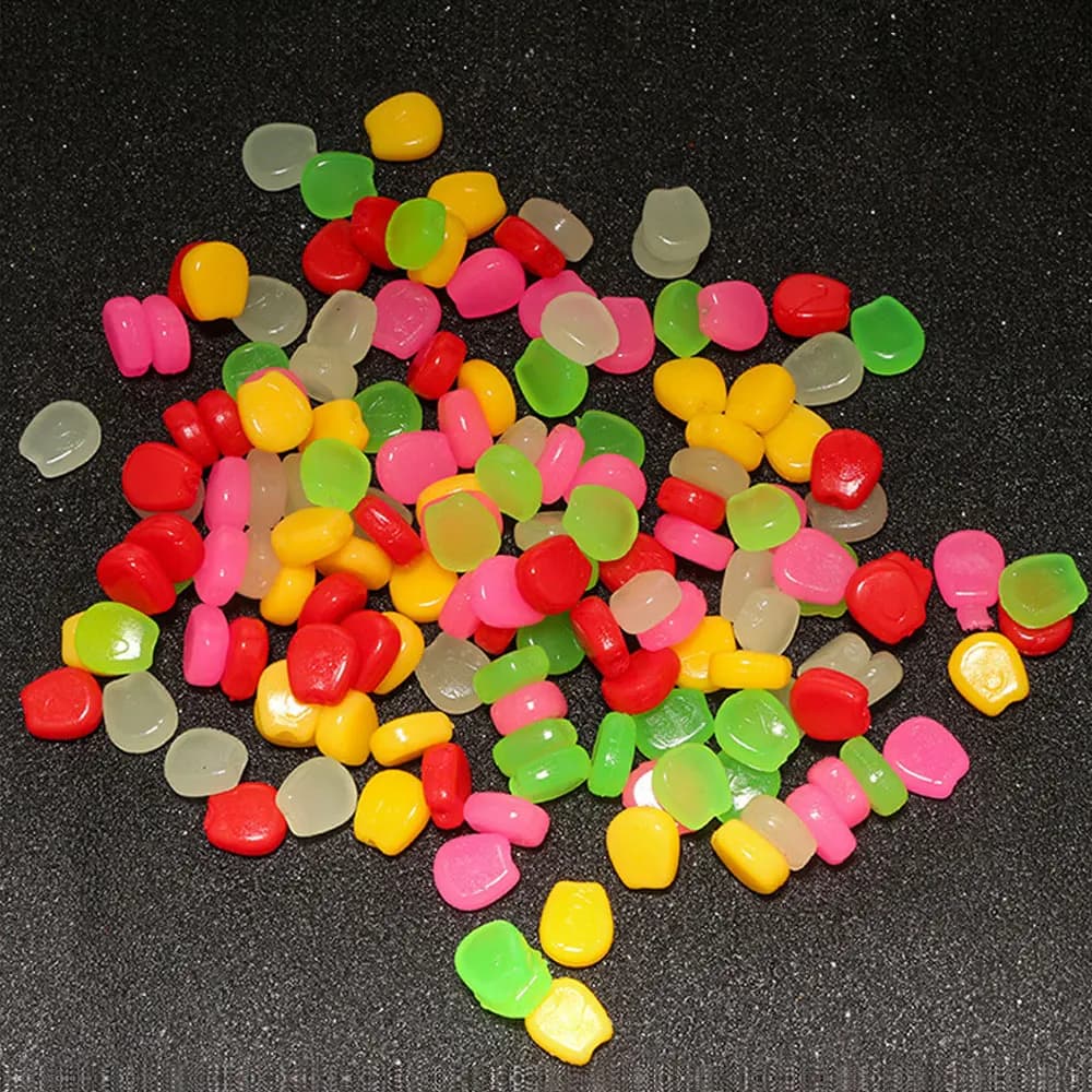 50 PZ Esca Artificiale In Silicone Pop Up Galleggiante Odore di Mais Per Attrezzatura Da Pesca/esca/Boilies Erba Carpa Aromatizzata Pellet Morbido