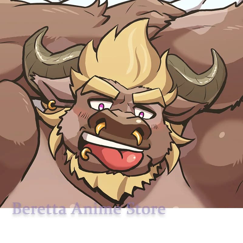 Dakimakura Bull Rosco Anime Stampa Fronte-Retro 2WAY Copricuscino per il corpo a grandezza naturale
