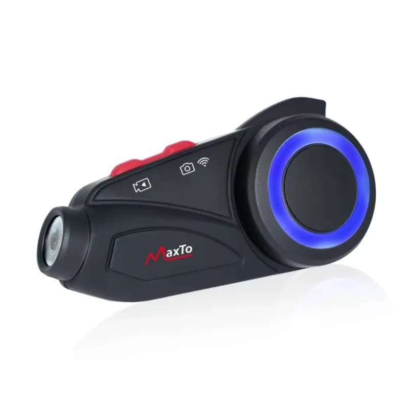 Vendita calda MAXTO M3S Casco moto Registratore di guida Impermeabile Wireless Bluetooth Intercomunicador Auricolare HD