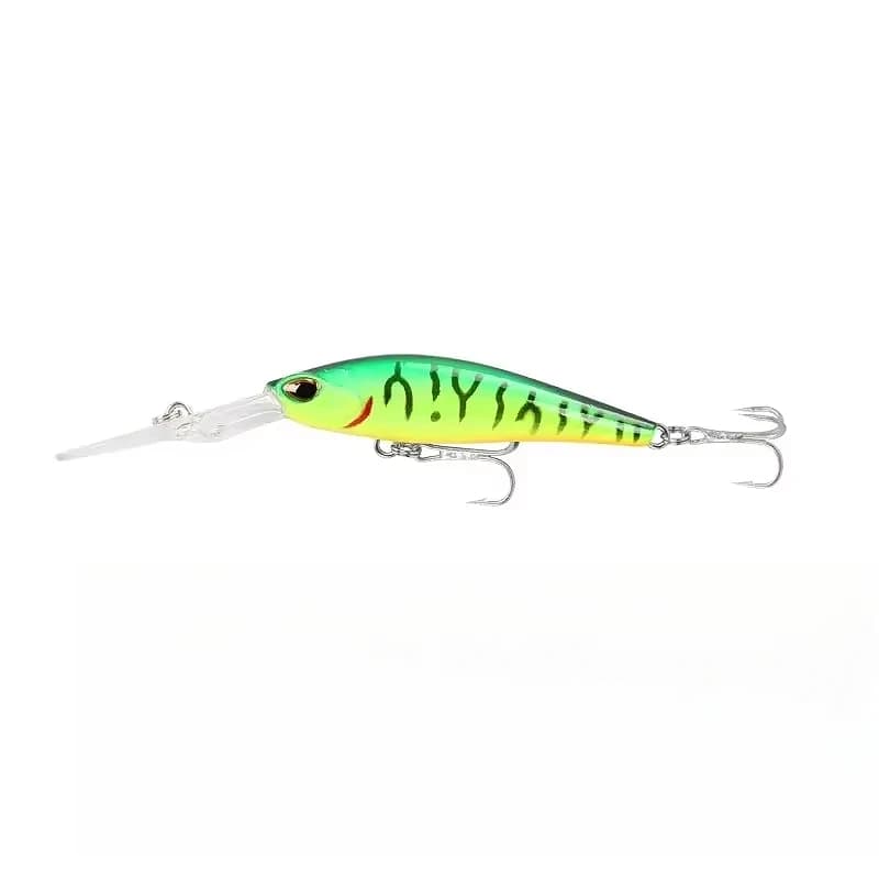 1 pz 6g/6 cmScuba Bait Minnow Diving profondo Sospensione Hover 0-3.5 m Pesca in mare Richiamo di pesca Banana Pesce gatto Wobbler richiamo