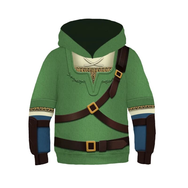 Cosplay Anime New Game Link Oracle of Seasons The Wind Waker Costumes Cosplay Sports Clothing Kids Pullover Hoo 72th
