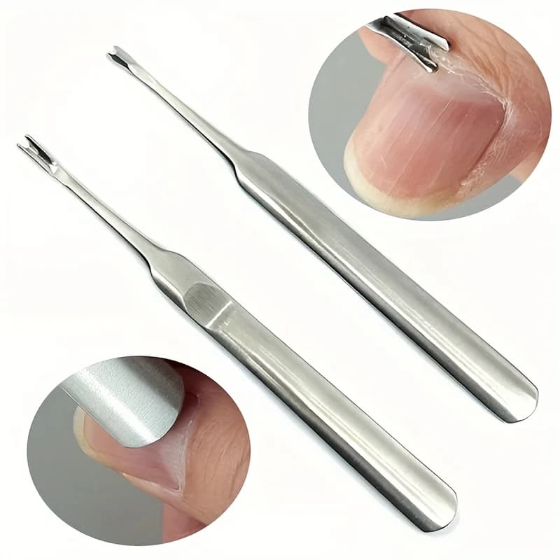 Remove cuticle Pusher for Dead Leather Surgical Grade Stainless Steel Nail Art Manicure Tools Trimmer Nail Cleaner