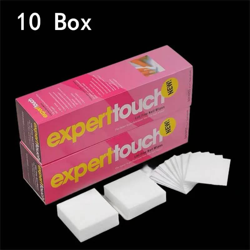 Salviette Professionali in Cotone Senza Pelucchi per Unghie, Rimozione Gel Polish, Confezioni da 1/2/5/10, Cotone per Pulizia Cosmetica