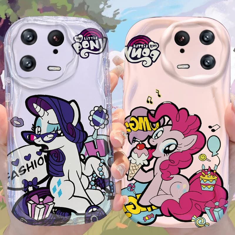 My Little P-Pony Case for Xiaomi Mi 15 14T 13 Lite 12 Pro 12S 12X 11i 5G POCO X7 X6 X5 X4 GT X3 NFC F6 F5 F3 M6 Plus Soft Cover