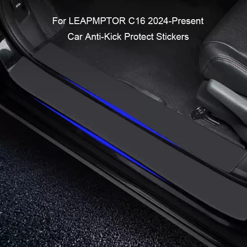Auto B-Pilastro Anti-Sporco Porta Anti-Calcio Proteggere Pad Per LEAPMOTOR C16 2024-2026 Tronco Resistente Ai Graffi Auto Interni Accessorio
