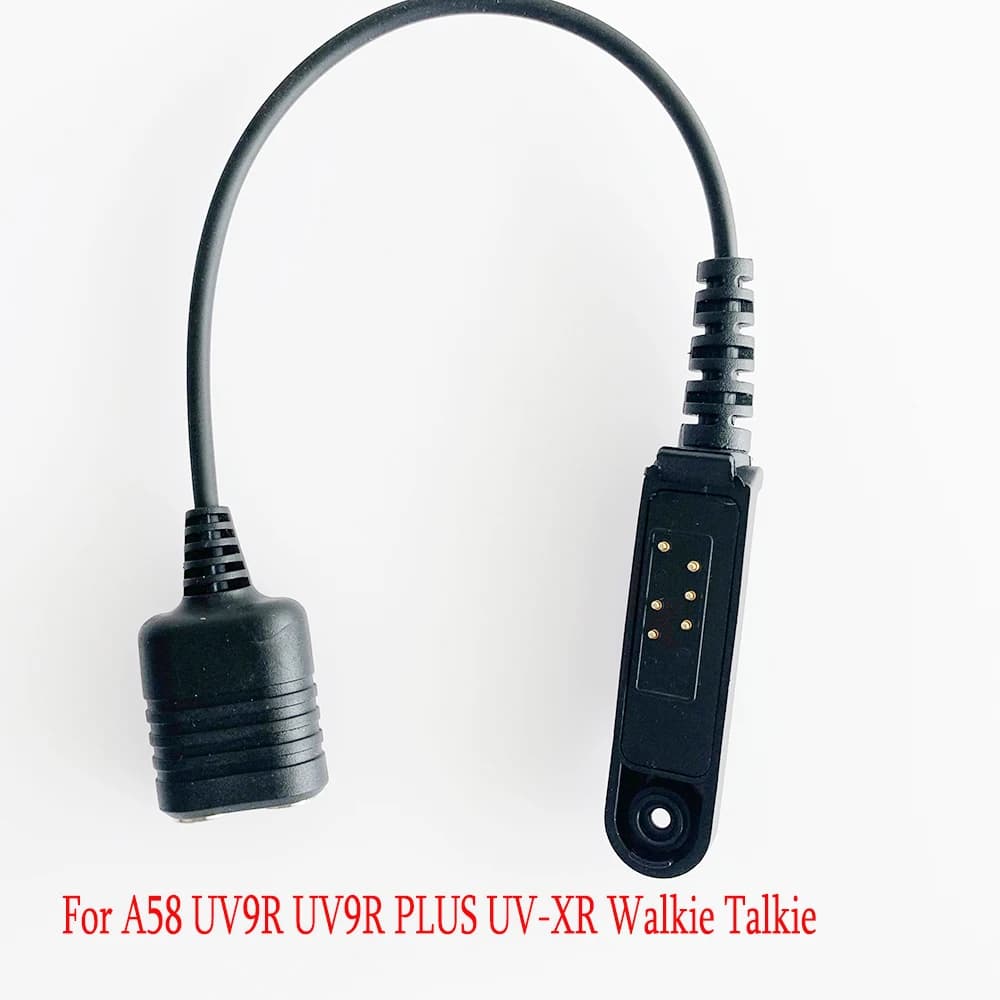 BAOFENG UV-9R Plus Cavo adattatore convertitore per cuffie walkie talkie radio impermeabile per radio bidirezionale A58 UV9R UV9R PLUS UV-XR