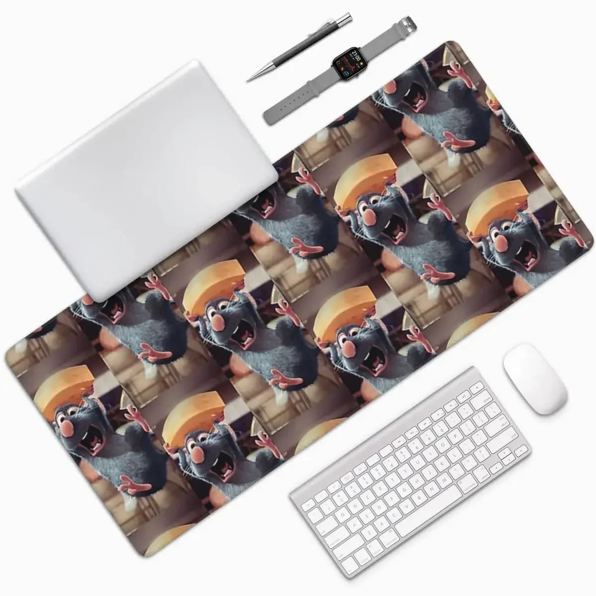 Ratatouille Tappetino per mouse grande Tastiera per computer Tappetino per mouse PC da gioco Tappetino per scrivania portatile Accessori per ufficio Tappetini da tavolo
