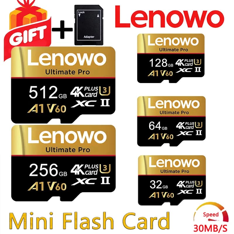 Quick Memory Card 256GB 512GB 128GB 64GB 16GB Micro TF SD Card SD Cards TF Cards V10 UHS-I for E-Reader/Phone/Desktop