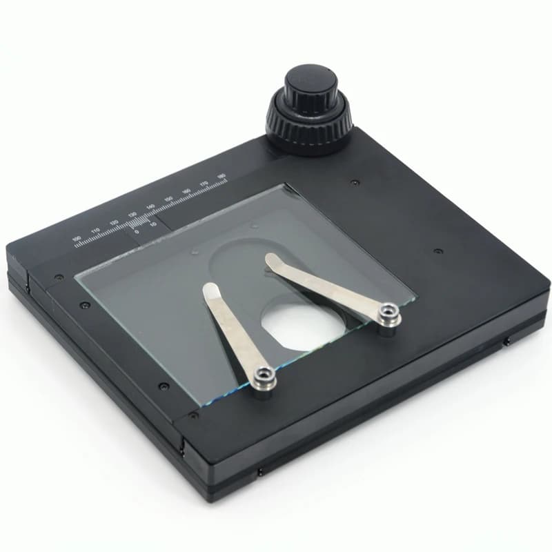 Microscopio FYSCOPE XY Stage / X Y mobile Stand/utilizzato per microscopi di ispezione 55X75mm