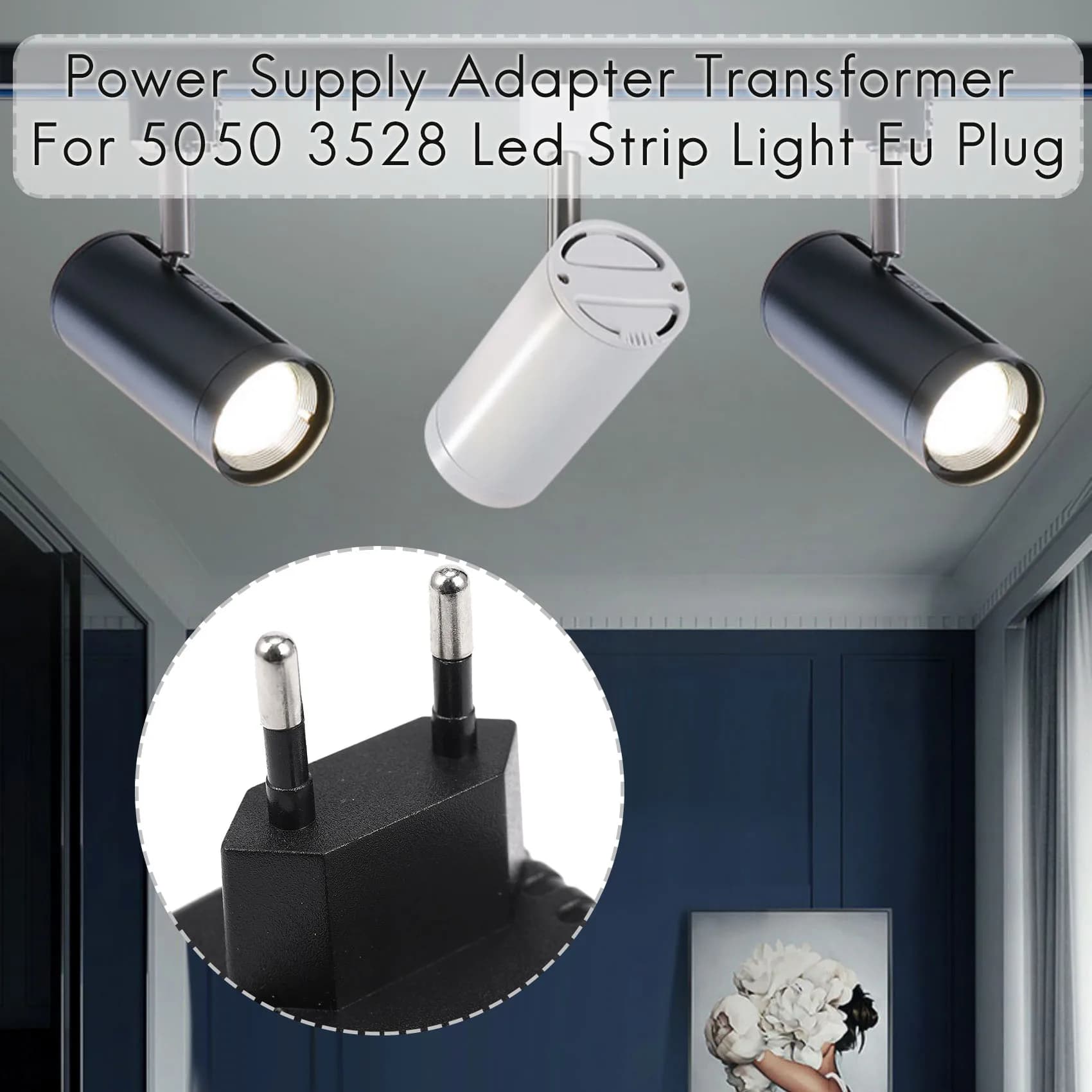 DT1944/ 12V 2A 24W Power Supply Adapter Transformer For 5050 3528 Led Strip Light Eu Plug
