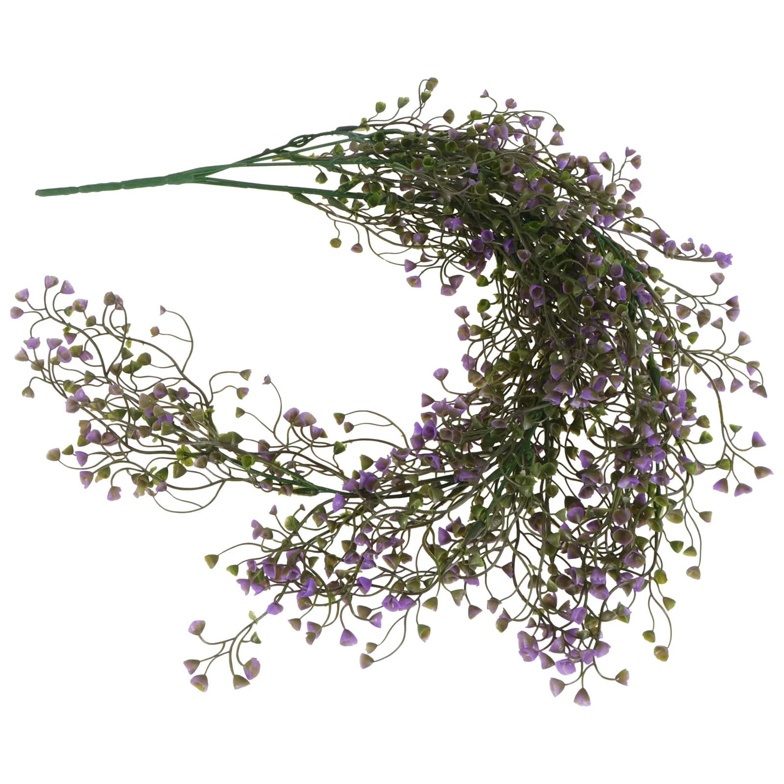 Artificial Hanging Flower Plant Purple 80Cm Fake Vine Willow Rattan Silk Flowers Home Garden Wall Decoration Long Green Vine