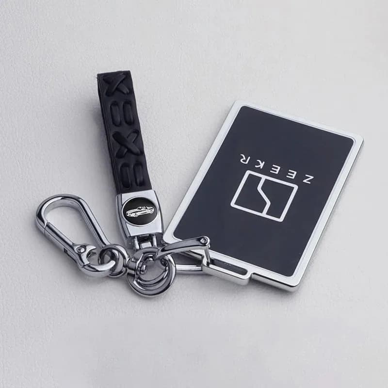 Per Zeekr 001 009 X Auto NFC Chiave Della Carta Caso di Protezione A Distanza Della Copertura Borsette Portachiavi Custodia Anello Titolare Fob Accessori Interni