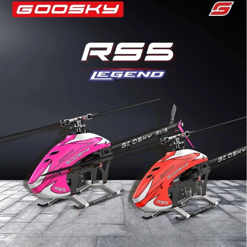 GOOSKY RS5 RC Elicottero Professionale a Sei Canali 3D Stunt Model Boy Toy