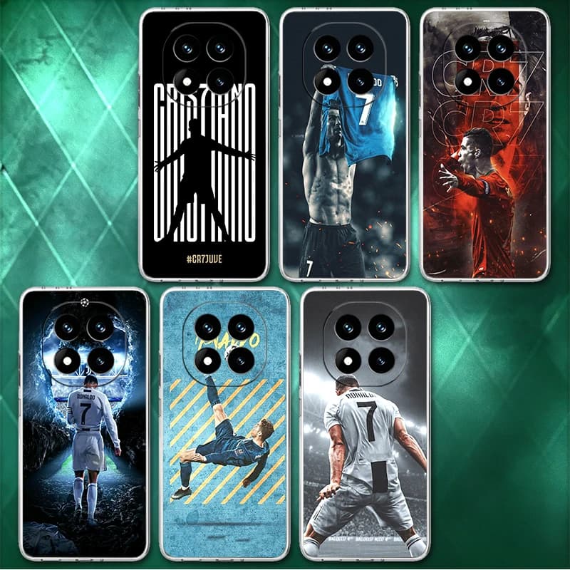Football Star R-Ronaldo C-CR7 Soft Phone Case For Xiaomi Redmi Note 13 14 15 Pro Plus 12 11S 11T 5G 10S 9S 4G Pattern Back Cover