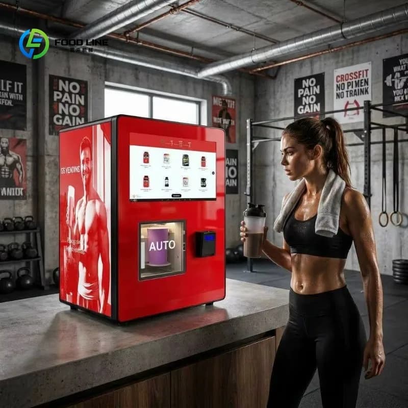 Customized Small Desktop Protein Milkshake Vending Machine in Restaurant Small Coffee Vending Machine in Hotel Bar