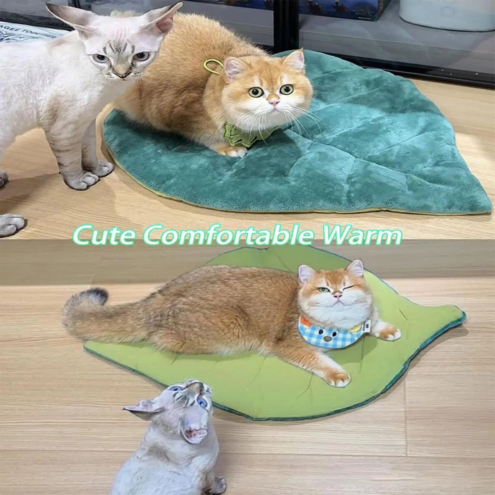 Cuscino per letto per gatti Piccolo letto per gatti Tappetino per dormire Cuscino lavabile con fondo antiscivolo per cuccia per seggiolino auto per interni ed esterni