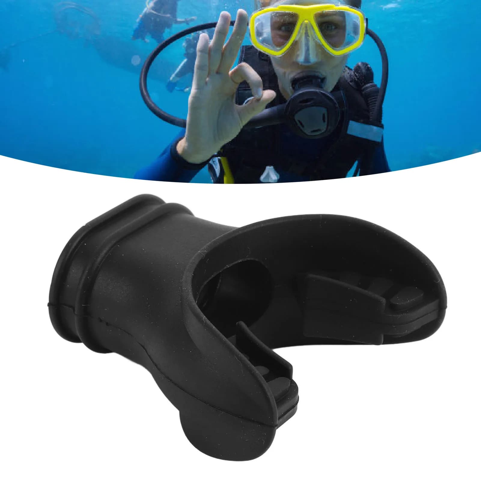 Boccaglio di Ricambio per Regolatore Subacqueo, Sicuro, in Silicone, Universale, Confortevole, Inodore, per Snorkeling e Apnea