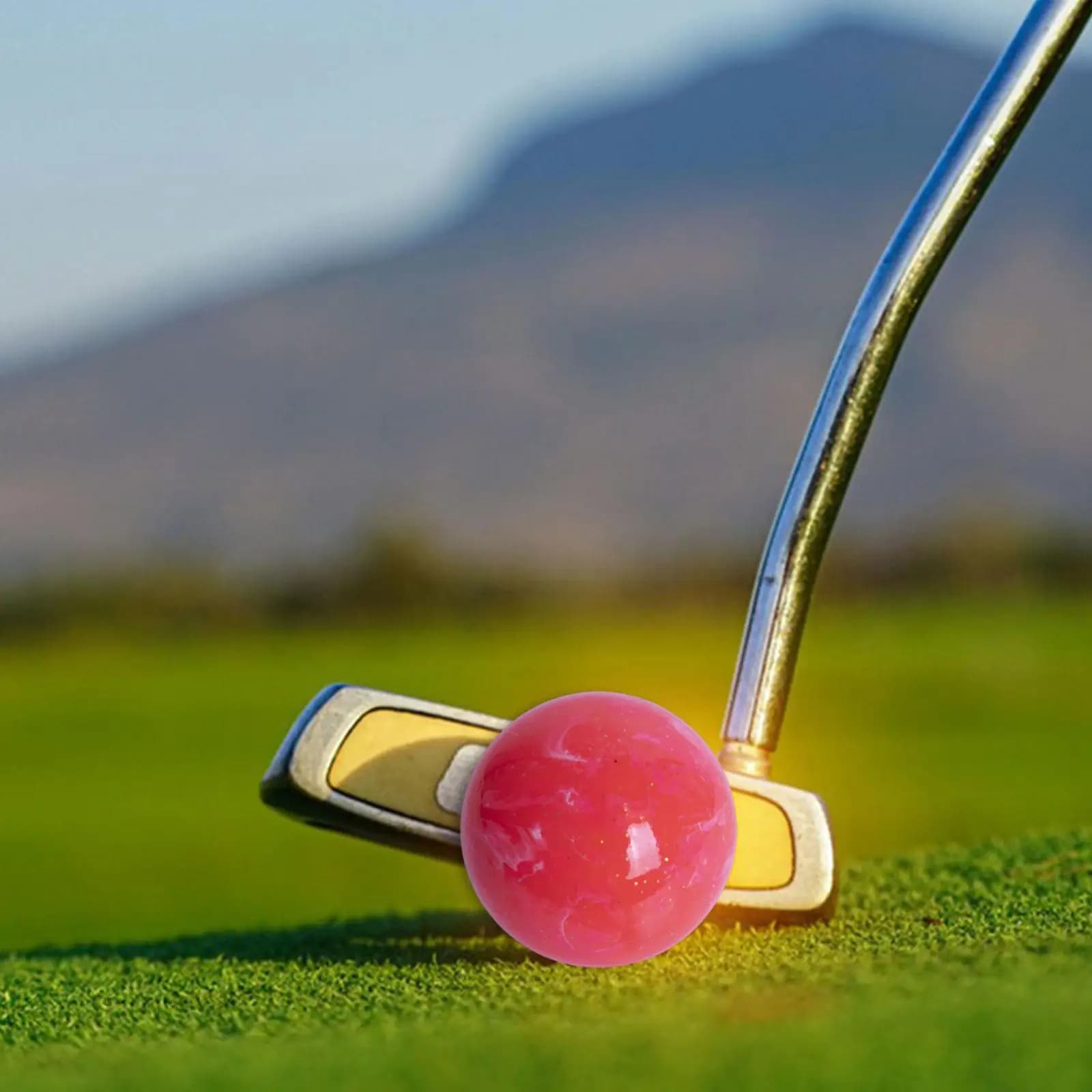 Palla da Golf per Allenamento in Gomma Sintetica Fluid Art per Pratica Swing Indoor e Outdoor, Accessori da Golf, Regalo per Golfisti