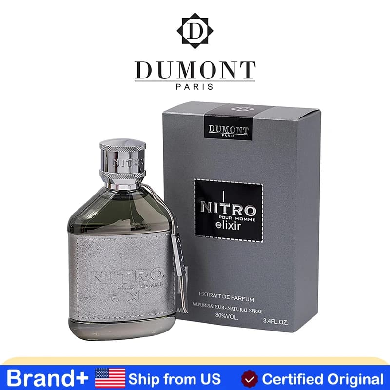 Dumont Nitro Elixir Pour Homme Extrait De Parfum for Men, Long-Term Luxury Fragrance, Perfume Nitro per Uomo 100ML, Cologne