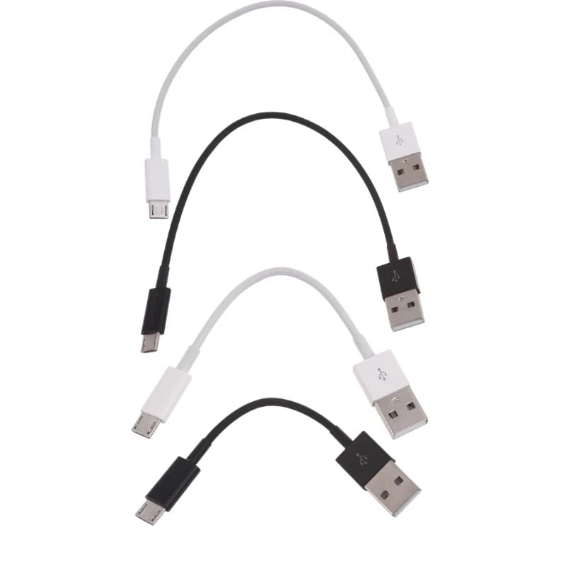 Q39D USB to Micro USB Fast Charging Cable, 2A Fast Charging 480Mbps Transfer Speed with Gold-Plated Plugs,10cm/20cm