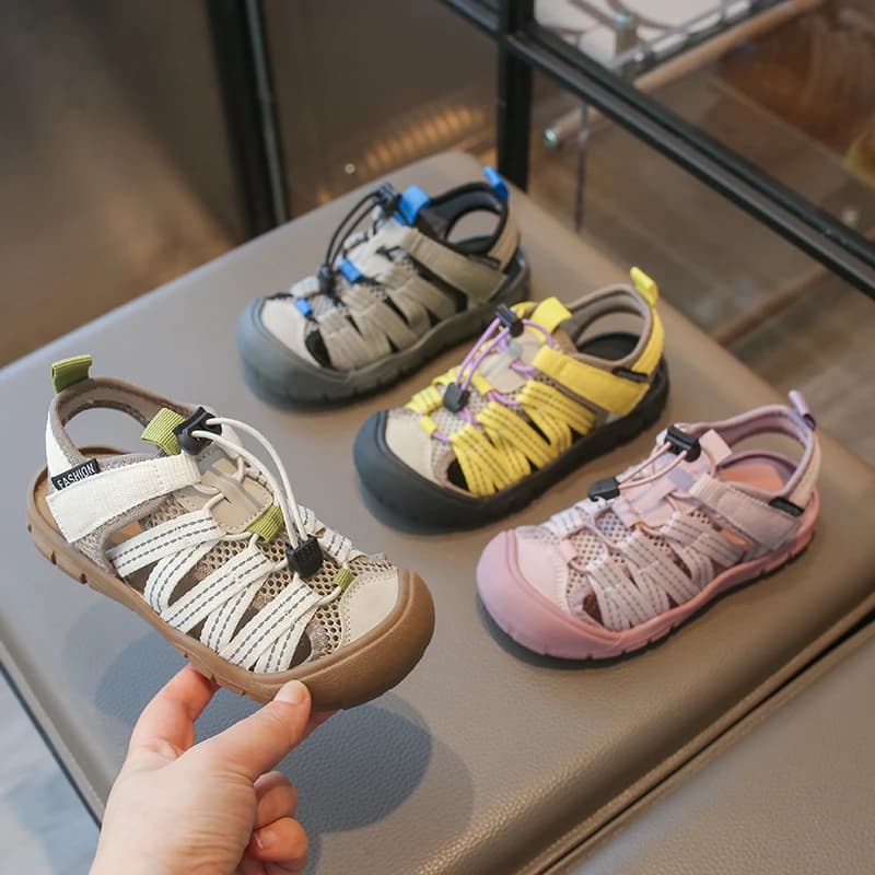 Sandali Estivi per Bambini e Bambine, Scarpe da Spiaggia a Piedi Nudi, Sneakers Casual Antiscivolo con Suola Morbida per Studenti