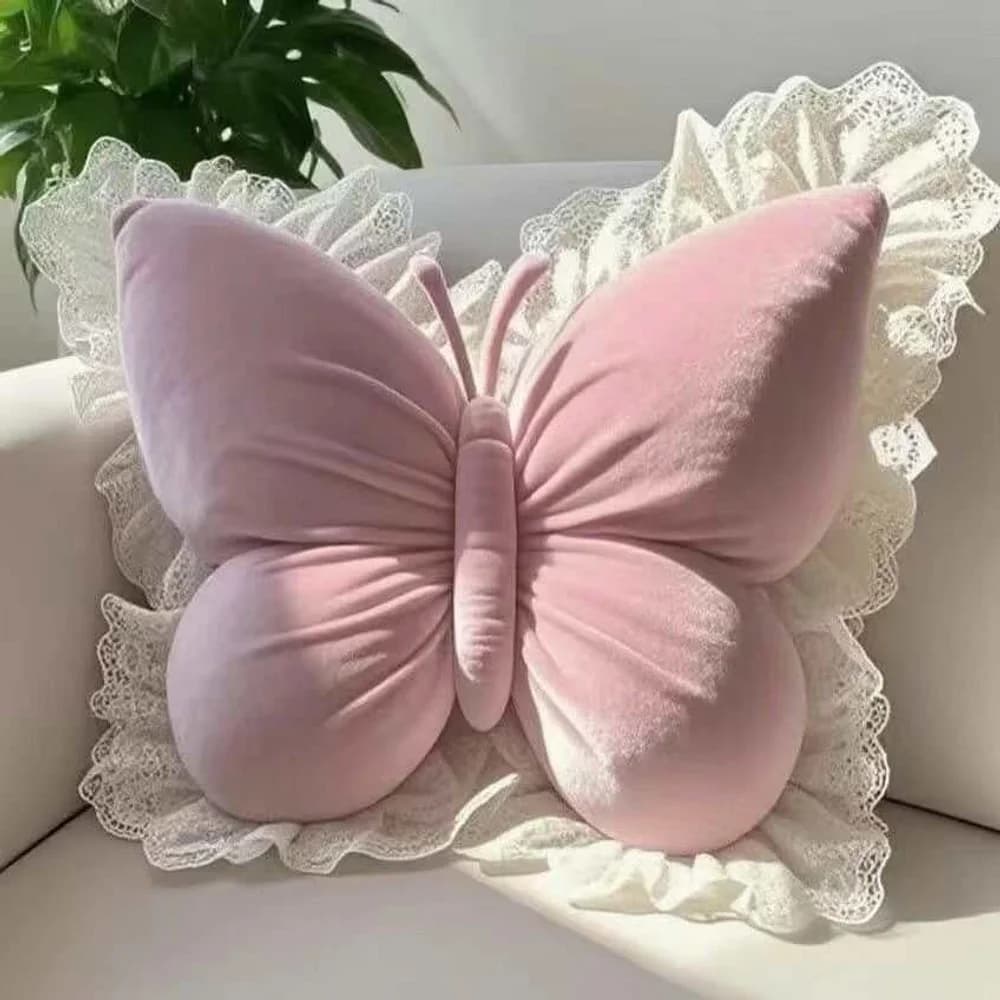 Cuscino da ufficio Princess Butterfly, cuscino decorativo per soggiorno, cuscino per divano e auto, cuscino decorativo per la casa, supporto lombare per la stanza